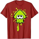 Nintendo Splatoon Green Inkling Squid Splat Graphic T-Shirt T-Shirt