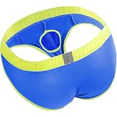 ZONBAILON Mens Ice Silk Dual Pouch Underwear Breathable Moisture Wicking | Ultra-soft and See Through Sheer Fabric,Stretch, Low-Rise Bikini Briefs,Seamless Fit for Everyday &amp; Gym Confidence