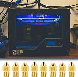 LUTER 30PCS 0.4mm 3D Printer Nozzles MK8 Extruder Brass for Creality Ender CR-10 view 8