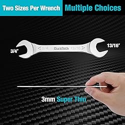 DURATECH 3/4 Inch x 13/16 Inch Super-Thin Open End