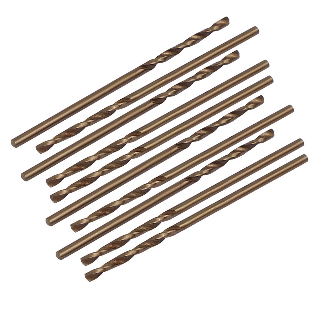 Sourcingmap 1.3mm Dia Split Point HSS Cobalt Metric Twist Drill Bit Drilling Tool 10pcs