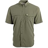 Nomad Mens Stretch Lite Short Sleeve Performance Hunting Button Down Shirt