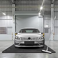 IRONMAX Garage Floor Mat, 9’ x 22’ Waterproof Floor Containment Mat with Cleaning Squeegee, Car Parking Mats Prevent Leaks Sp
