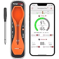 ThermoPro TempSpike Plus 600FT Wireless Meat Thermometer with Upgraded Ultra-Thin Probe, Bluetooth Meat Thermometer Wireless 