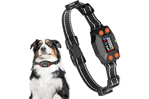 BSEMAX GPS Wireless Dog Fence System Invisible Electric Fence for Dog,Three Modes Adjustable Underground GPS Dog Collar Fence System Range from 25 to 999 Yards, Waterproof Pet Containment System-Outdoor Use