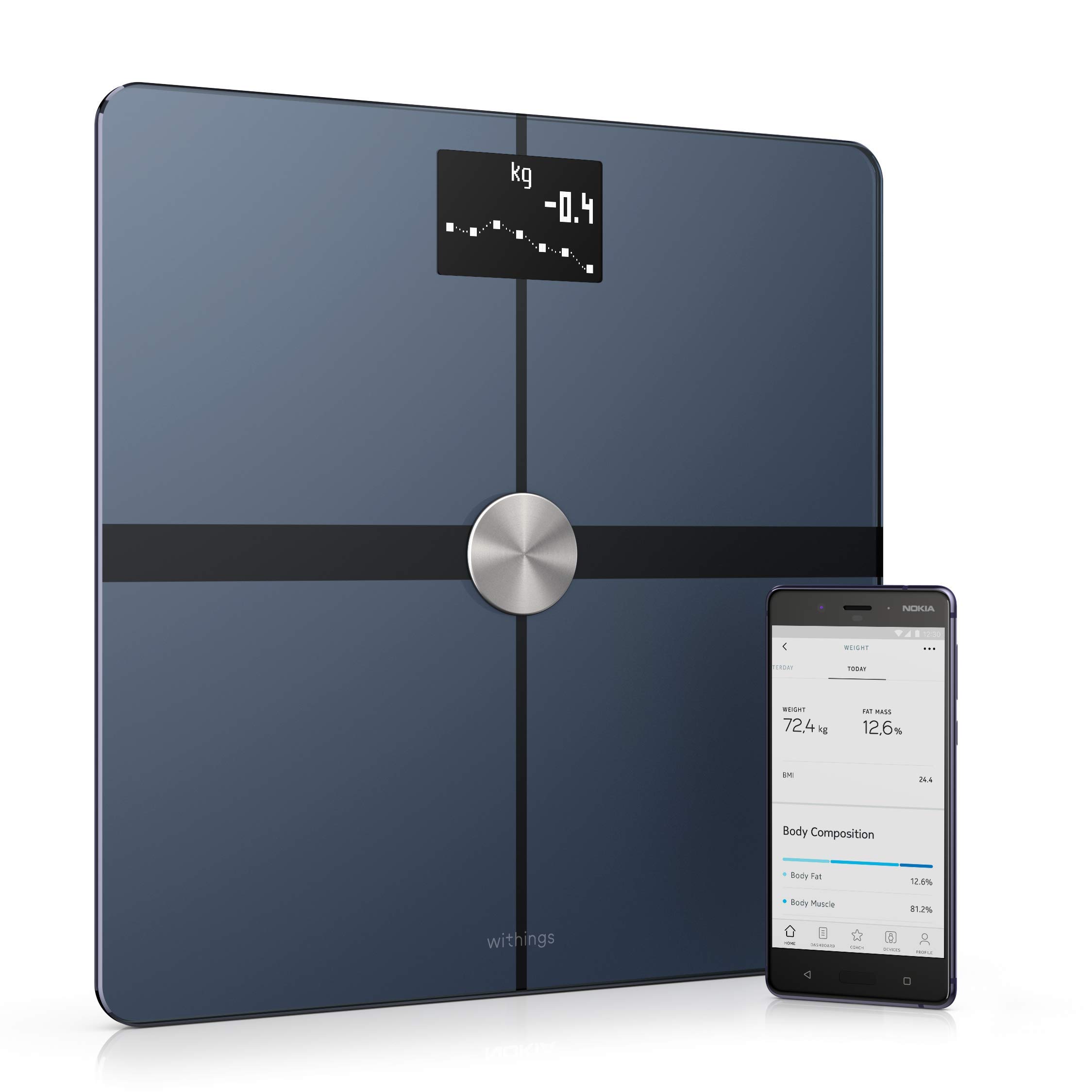Withings Body+ WiFi Body Composition Smart Scale, Body Fat Monitor