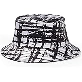 Quanhaigou Bucket Hat for Men Women,Packable Reversible Printed Sun Hats,Fisherman Outdoor Summer Travel Hiking Beach Caps