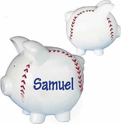 piggy bank personalized boy