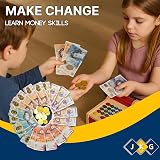 JKG Play Money UK Pounds Pretend Notes Coins for Kids - Educational Toy view 6