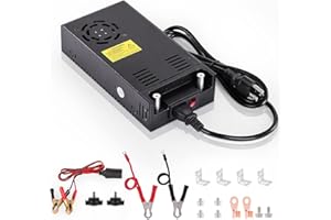 MYSWEETY DC 12V 30A 360W Power Supply Switch 110V/220 AC to 12V DC Converter PSU SMPS Adapter Adjustable Universal Transformer for RV, Radio/Car Stereos, LED Strip, CCTV, Computer Project, 3D Printer
