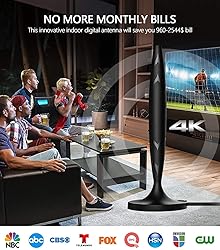 WeGuard HDTV Antenna - 4K 1080P, 130 Miles