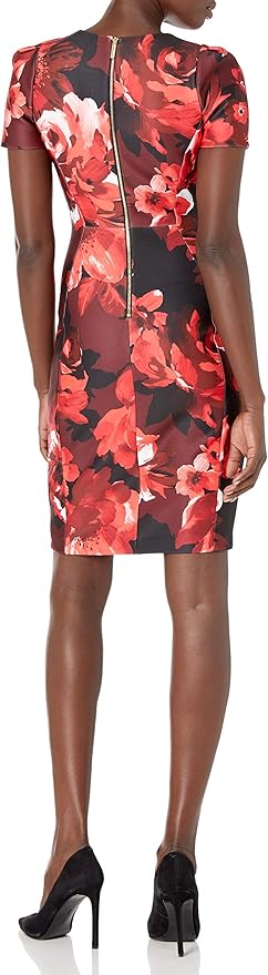 Calvin Klein 卡尔文克莱因 CK 圆领印花连衣裙 2码3.1折.81 海淘转运到手约¥316