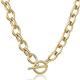 CHESKY 14K Gold Plated Chunky Necklace for
