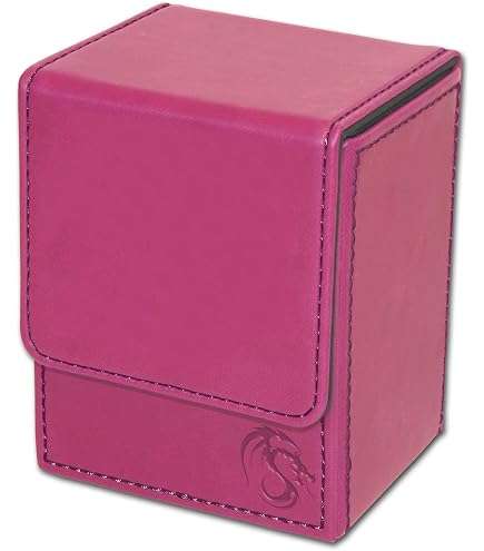Card Deck Box BCW Gray Deck Case LX - Leatherette Box For Magic: The Gathering & More Gaming Card Storage