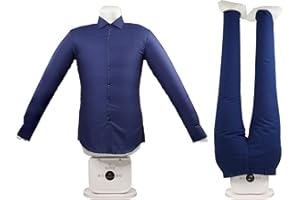 Bellairon Automatic Hot Air Dryer & Iron – Clothes Dryer and Hands Free Wrinkle Remover for Shirts & Pants-Gentle on All Fabrics - Apartment & Dorm Room Essentials - Ideal Than Any Iron and Steamer