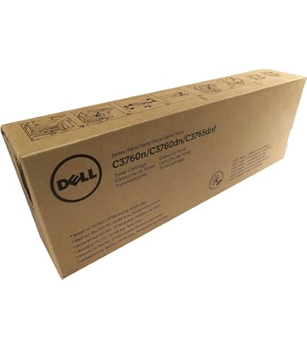 Amazon.com: Dell W8D60 Toner Cartridge C3760N/C3760DN/C3765DNF