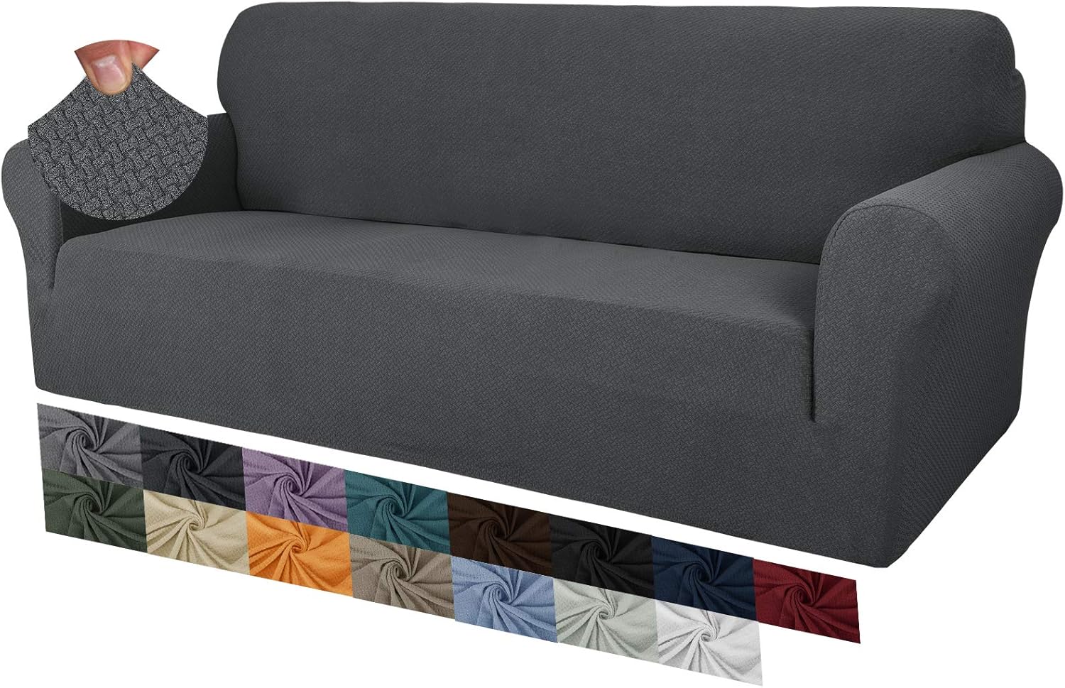 MAXIJIN Creative Jacquard Couch Covers for 3 Seater