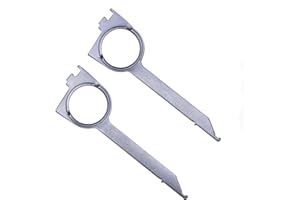 KEPLE Car Radio Removal Tool Key, DIN Release Keys Compatible with Becker Radio in Audi, Volkswagen (VW) Head Unit CD Player Pins, Pin Stereo Tools (2pcs)