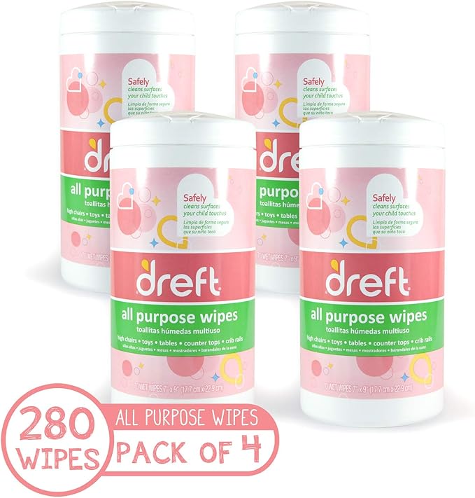 dreft multi surface wipes