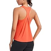 MathCat Women's Workout Tank Tops Racerback Sleeveless Tops Loose Fit Yoga Shirts Athletic Running Tank Top for Women