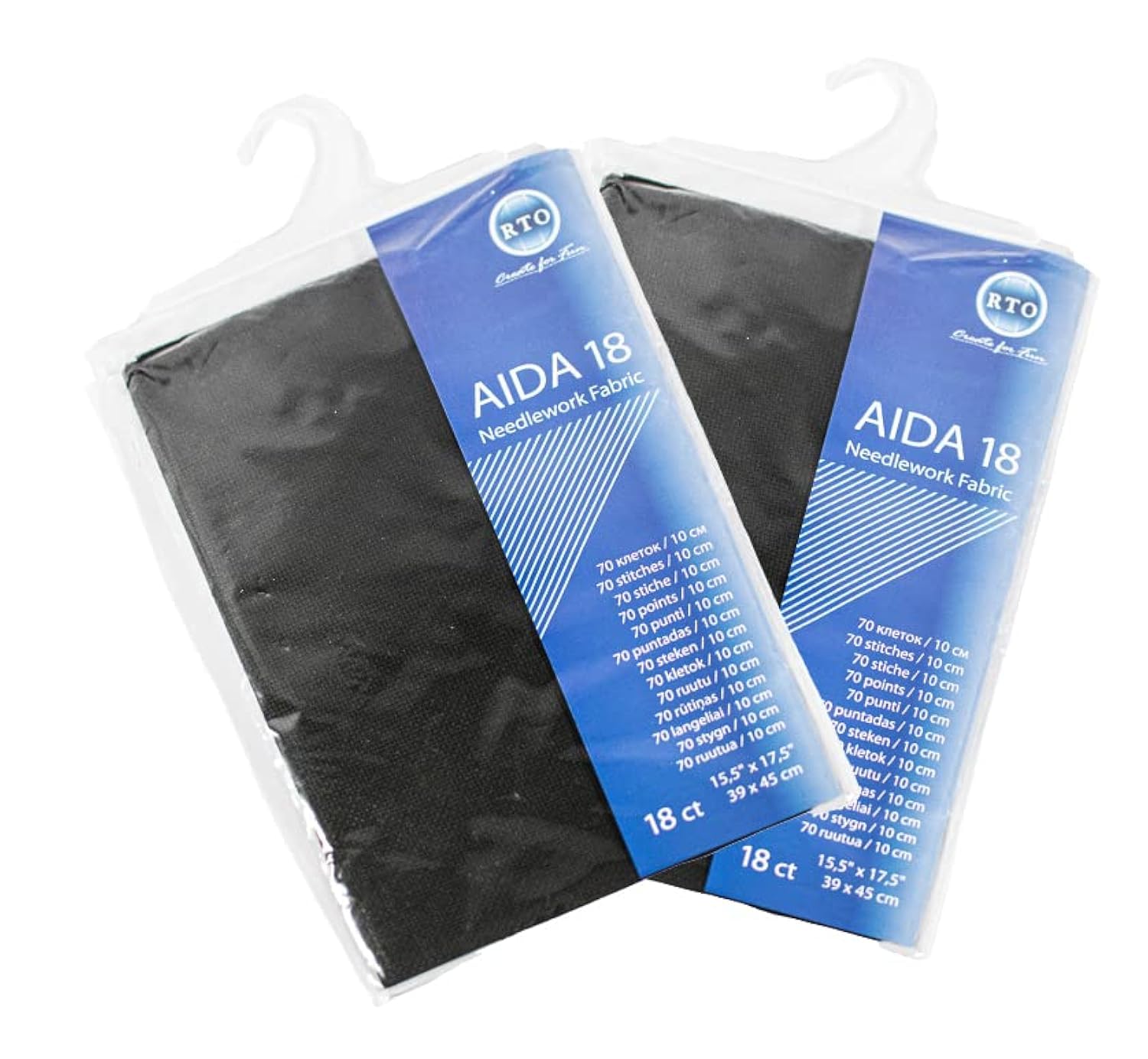 Mouldmaster Aida 18 Black Pack of Two, 39cm x 45cm