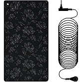 Grounding Mat for Better Sleep with 15ft Grounding Cord,Grounding Pad Kit, Earth Therapy for Foot Mat,Computer Mat, Sleep Mat, Pet Mat(23.6x13 Inch)