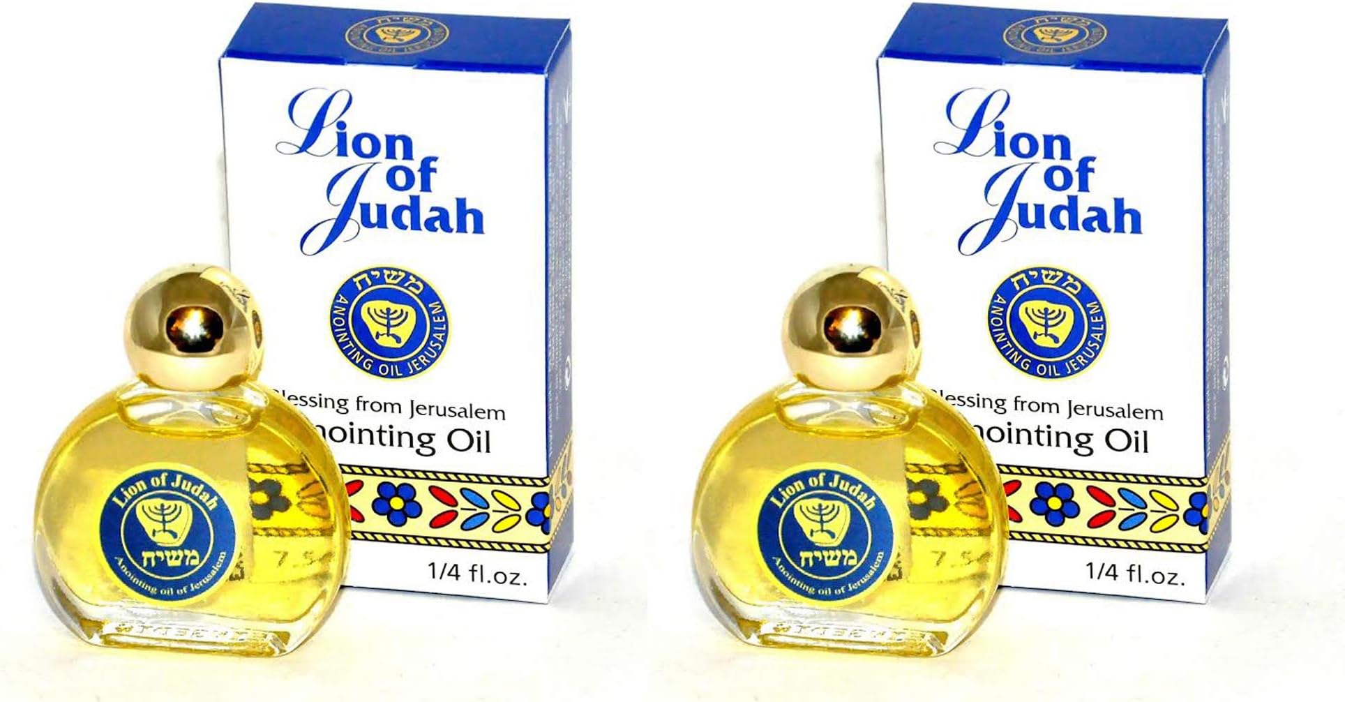 Ein Gedi Lion of Judah Anointing Oil from Jerusalem 0.25oz (7.5ml) (2)