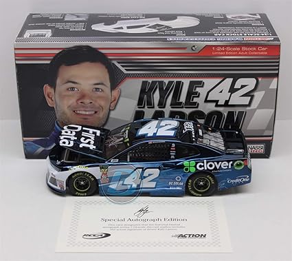 kyle larson autographed diecast