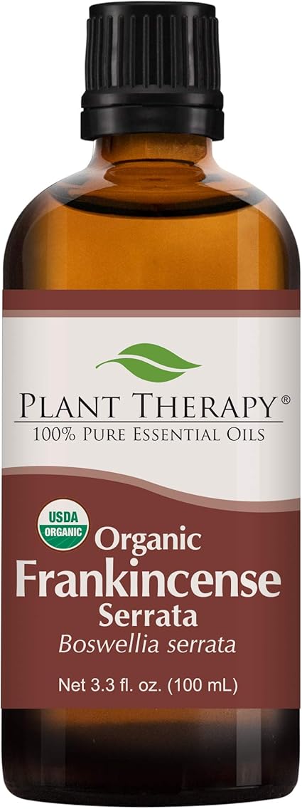 Amazon Com Plant Therapy Organic Frankincense Serrata Essential Oil 100 Pure Usda Certified Organic Undiluted Natural Aromatherapy Therapeutic Grade 100 Ml 3 3 Oz Beauty