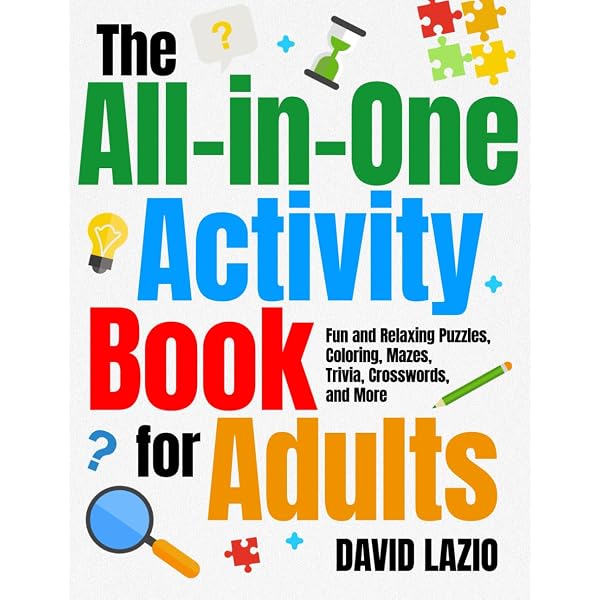 Amazon.com: Adult Activity Book: Fun and Stimulating Variety