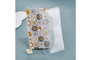 BZQCRT Planner Cover Protector. PVC Clear Plastic Book Cover, Clear Cover for Weekly Accessories.Water-Repellent Book Covers 7.68 x 3.8 inches