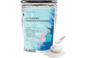 PUNEHOD DTF Transfer Powder White Digital Transfer Hot Melt Adhesive - 500g / 17.6oz Preheat Powder for All Fabric, Including Light or Dark Colored Garments, Compatible with All DTF and DTG Printers