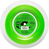 Solinco Hyper-G Round Tennis String Reel 656 ft / 200 m High-Powered Round Co-Polyester for Court Penetration, Power &amp; Control