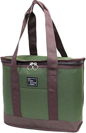 Amazon Mika Maya 保温 保冷 バッグ 大きいサイズ エコバッグ トートバッグ カーキ Mika Maya クーラーボックス