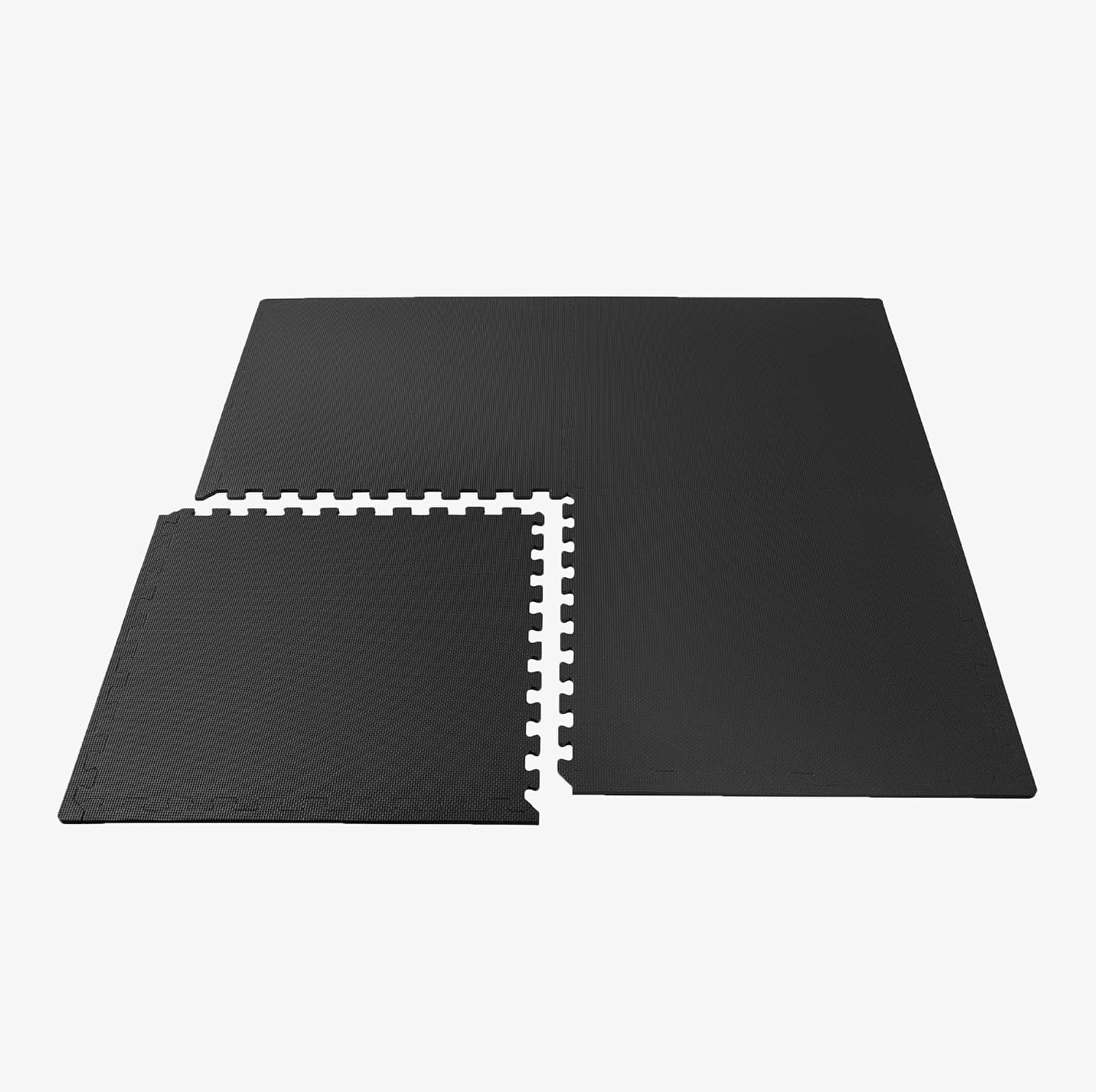 We Sell Mats 3/8 Inch Thick Multipurpose Exercise Floor Mat with EVA Foam, Interlocking Tiles, Anti-Fatigue for Home or Gym, 24 in x 24 in : Sports & Outdoors