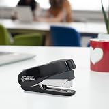 Rapesco 1466 Germ-Savvy ECO Luna Less Effort Stapler Black 50 Sheet view 4