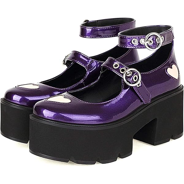 Amazon.com | Erocalli Platform Mary Jane Shoes for Women Chunky