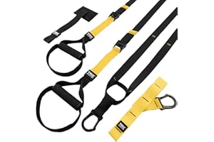 TRX All In One Suspension Training System: Full Body Workouts for Home, Travel, and Outdoors | Includes Indoor & Outdoor Anch