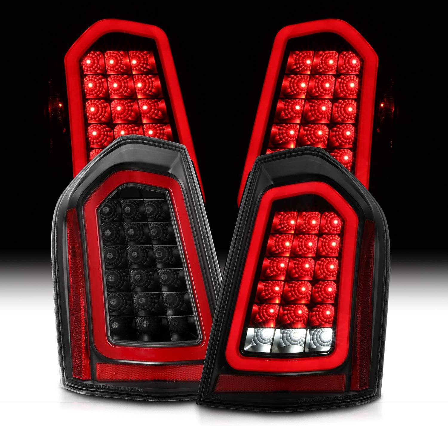 AmeriLite Black [Full LED] Sequential Signal Replacement