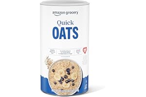 Amazon Grocery, Quick Cook Oats, 18 Oz (Previously Happy Belly, Packaging May Vary)
