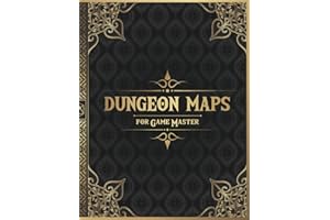 Dungeon Maps for Game Master: 50 Unique and Customizable Dungeon Maps for DnD Tabletop Role-Playing Games