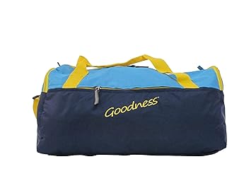 Goodness Bags - 51 cm Water Proof Polyester Pu Coated Blue Travel Duffel Luggage Bag, Duffel Bag, Travel Duffel Bag, Air Bag - Star (Blue)