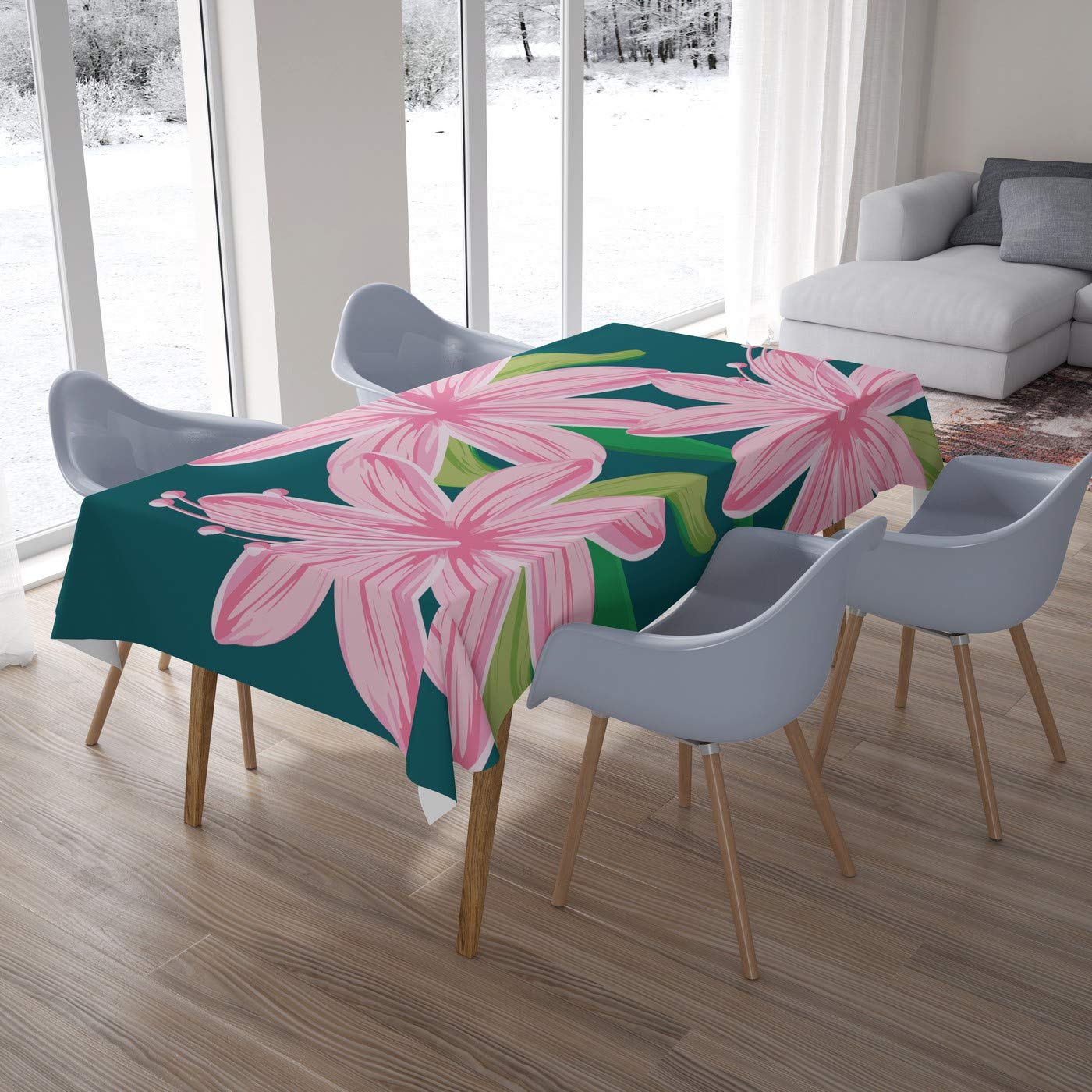 Bonamaison Kitchen Decoration, Tablecloth, 140cm x 200cm - Designed and Manufactured in Turkey
