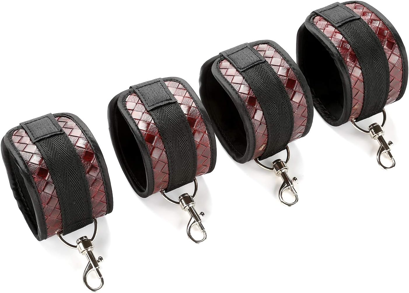 Silver Expandable Spreader Bar with Adjustable Straps Indoor Sport