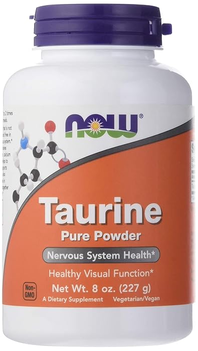 Now Supplements, Taurine Pure Powder, 8-Ounce