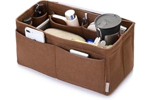 ZTUJO Felt Purse Organizer, Multi Pocket Bag in Bag Organizer For Tote & Handbag Shaper, Speedy 30, Speedy 35 and Speedy 40