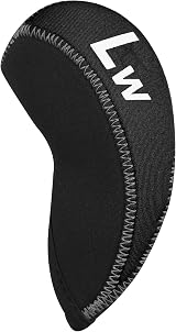 Craftsman Golf 11pc Neoprene Iron Headcover Set Black Large Number for All view 3