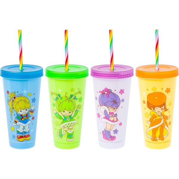Amazon.com | Silver Buffalo Rainbow Brite 4 pack Color Change