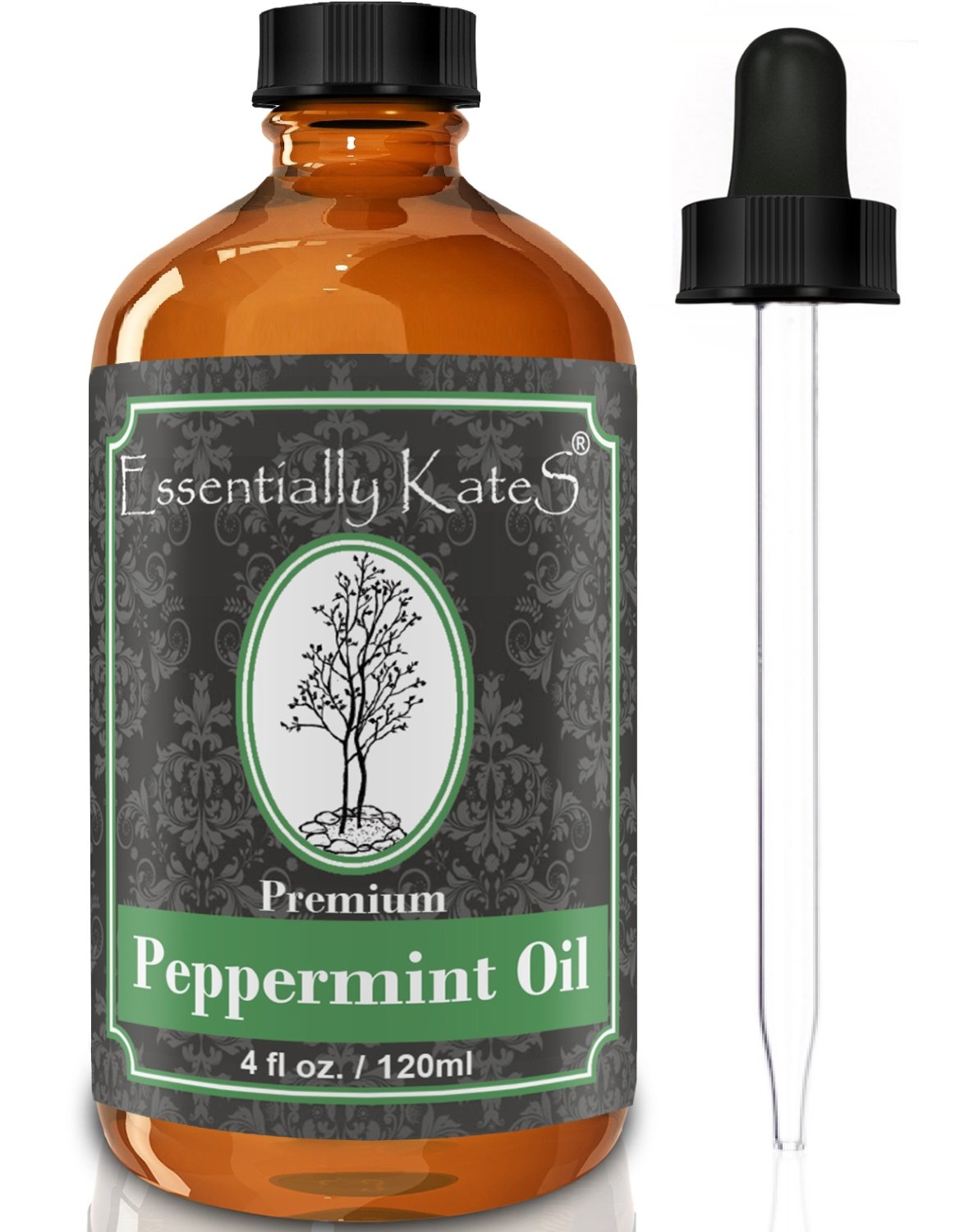 Peppermint Essential Oil 4 oz. with Detailed User's Guide EBook and