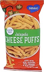 Barbaras Bakery, Puffs Cheese Jalapeno, 7 Ounce